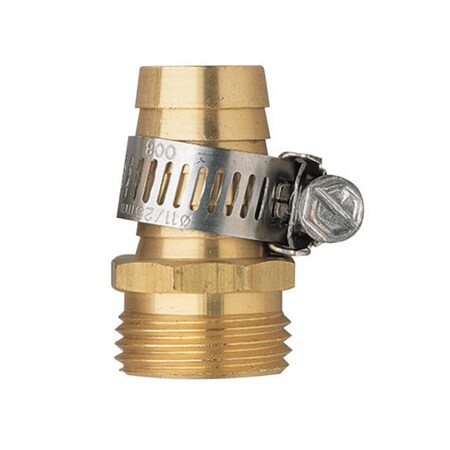 Orbit Orbit 3/4 in. Brass/Stainless Steel Threaded Male Hose Mender 58141N